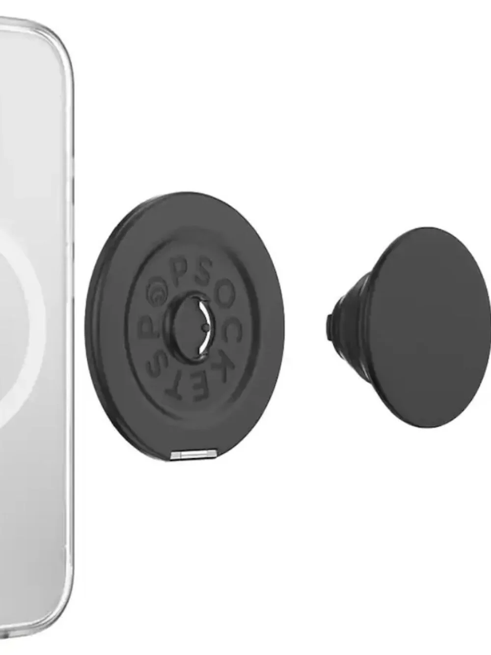 Popsockets Kick-Out Grip for MagSafe Kickstand Adjustable Magnetic Stand Black
